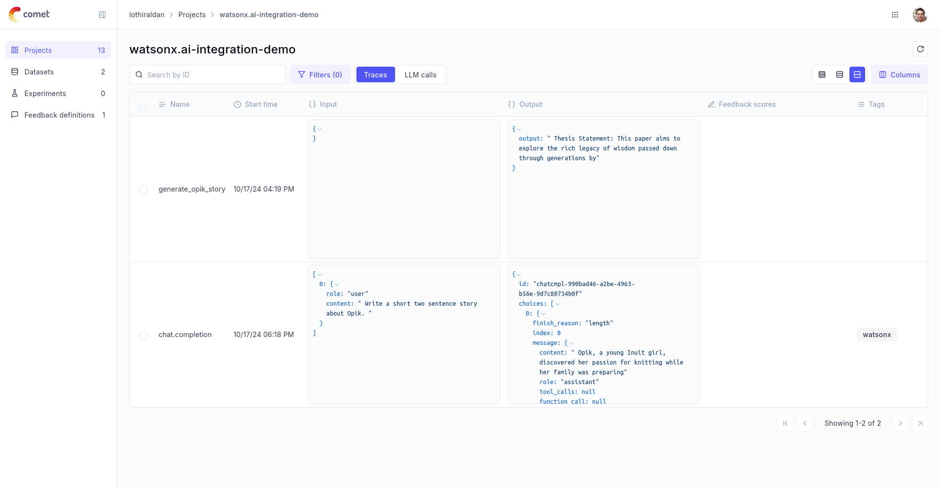 watsonx Integration